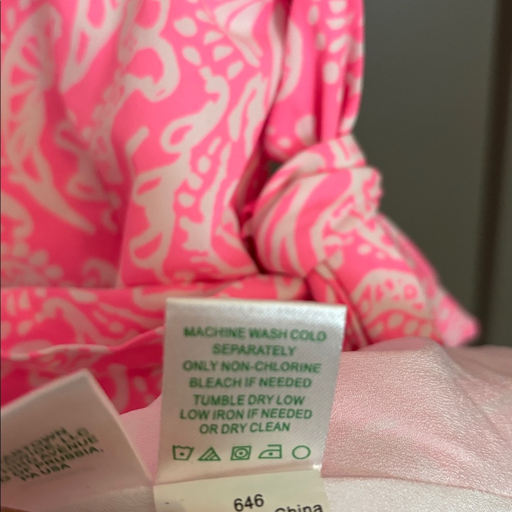 Lilly Pulitzer Pink and White Mini Dress - Picture 7 of 7